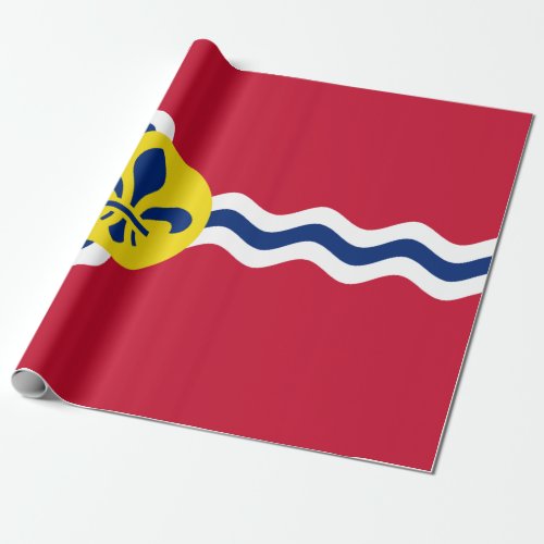 Flag of St Louis Missouri Wrapping Paper