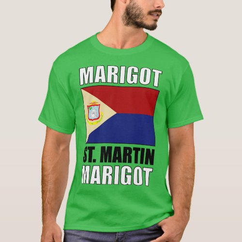 Flag of St Martin T_Shirt
