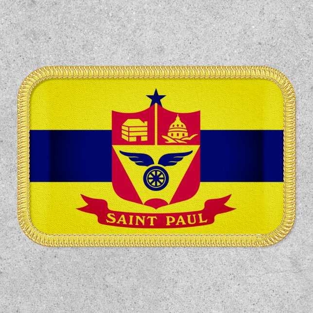 Flag of St. Paul, Minnesota Patch (Front)