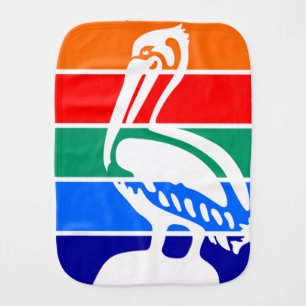 Flag of St. Petersburg, Florida Baby Burp Cloth