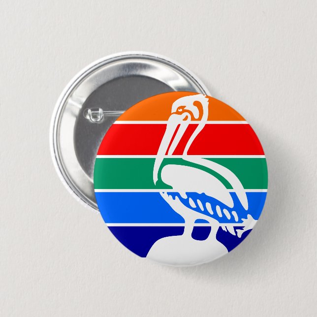Flag of St. Petersburg, Florida Button (Front & Back)