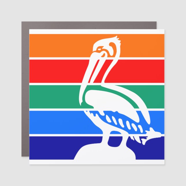 Flag of St. Petersburg, Florida Car Magnet (Front)