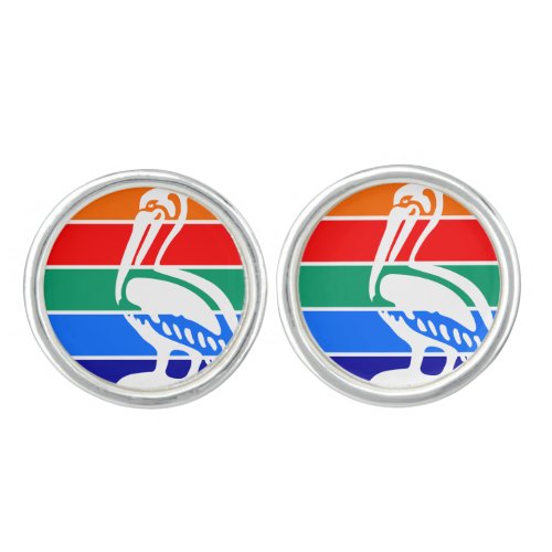 Flag of St Petersburg Florida Cufflinks