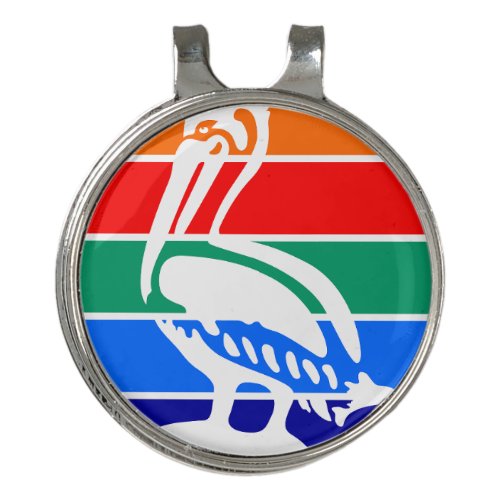 Flag of St Petersburg Florida Golf Hat Clip