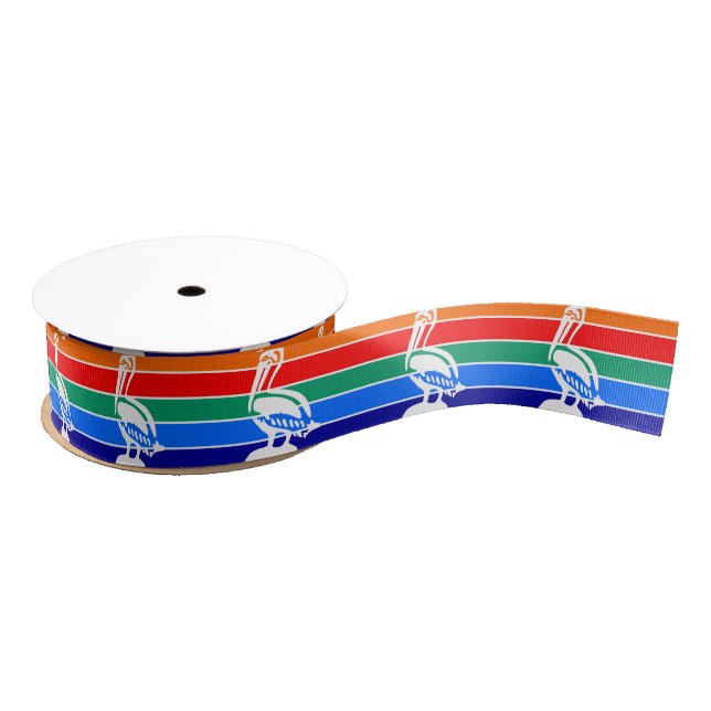 Flag of St. Petersburg, Florida Grosgrain Ribbon (Spool)