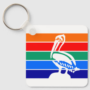 Flag of St. Petersburg, Florida Keychain