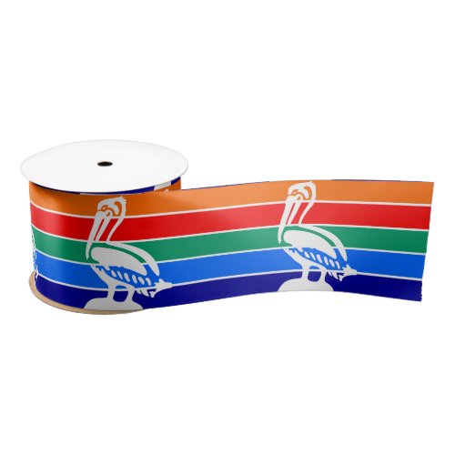 Flag of St Petersburg Florida Satin Ribbon