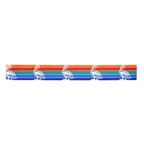 Flag of St Petersburg Florida Satin Ribbon