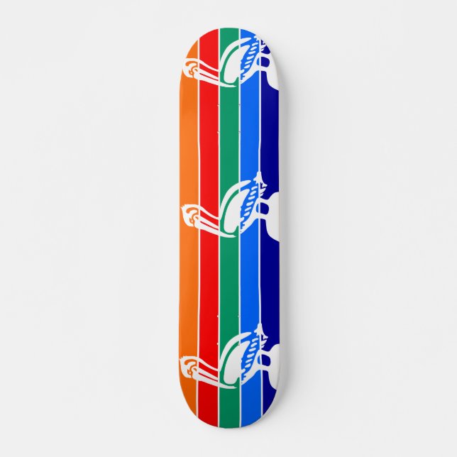 Flag of St. Petersburg, Florida Skateboard (Front)