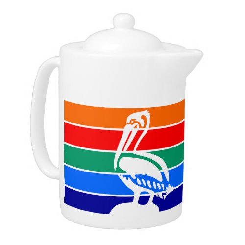 Flag of St Petersburg Florida Teapot