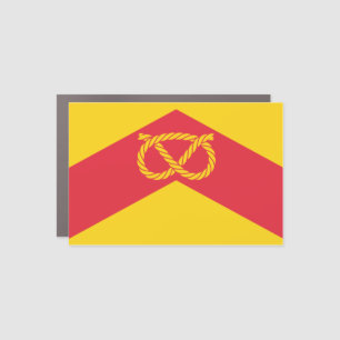 Flag of Staffordshire Car Magnet