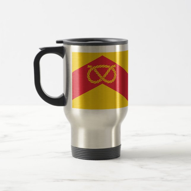 Flag of Staffordshire Travel Mug (Left)