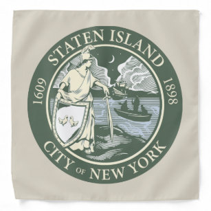 Flag of Staten Island (Borough of New York City) Bandana