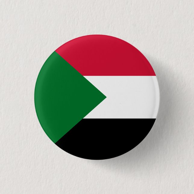 Flag of Sudan Button (Front)
