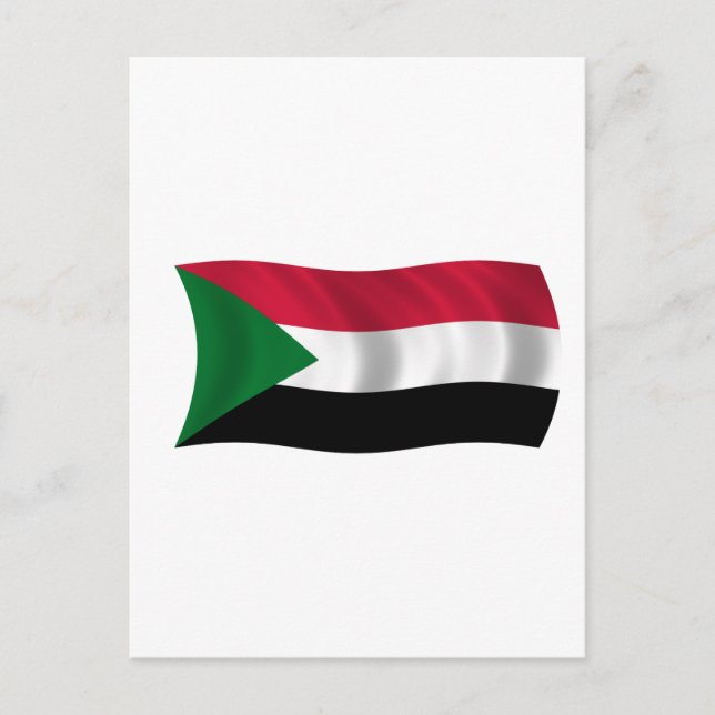 Flag of Sudan Postcard (Front)
