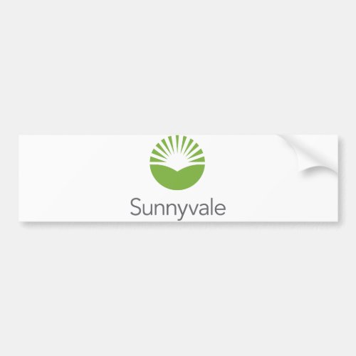 Flag of Sunnyvale California Bumper Sticker