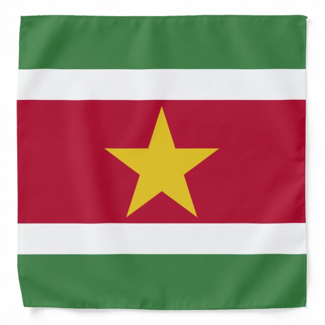 Flag of Suriname Bandana (Front)