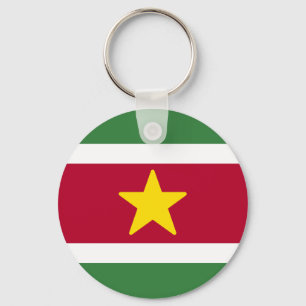 Flag of Suriname Keychain