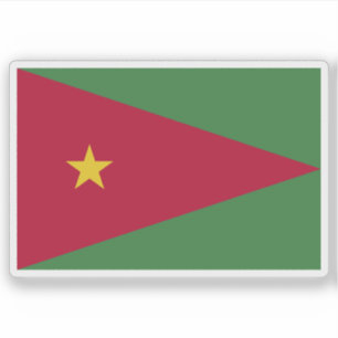 Flag of Suriname (proposal 2) Sticker