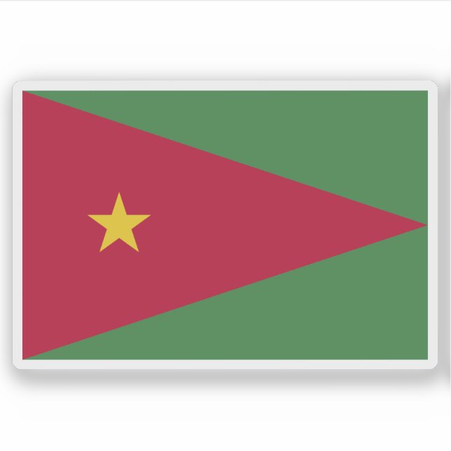 Flag of Suriname (proposal 2) Sticker (Front)