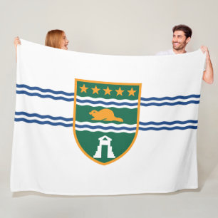 Flag of Surrey (British Columbia, Canada) Fleece Blanket