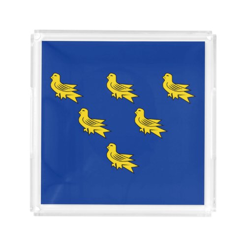 Flag of Sussex Acrylic Tray