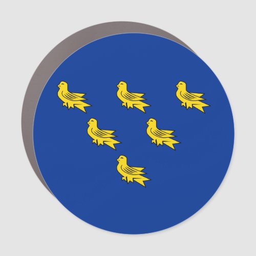 Flag of Sussex  Car Magnet