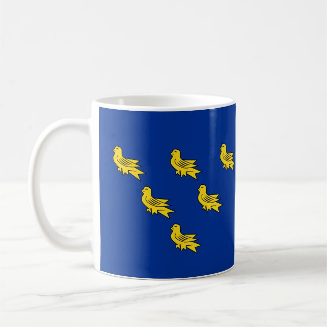 Flag of Sussex Coffee Mug (Left)