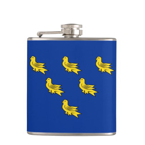 Flag of Sussex Flask