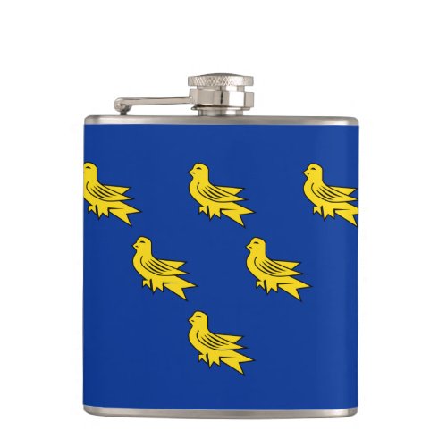 Flag of Sussex Flask
