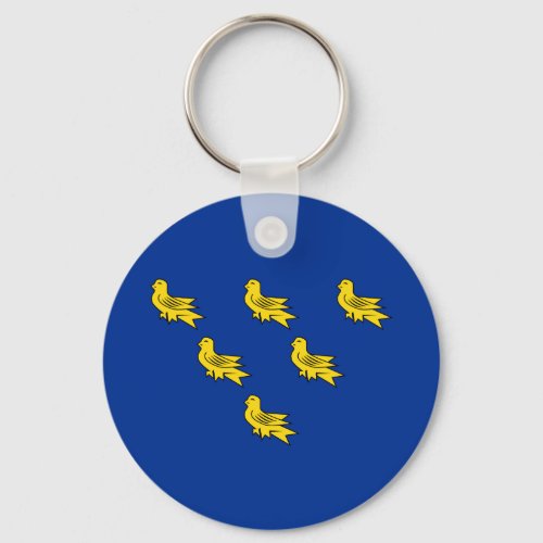 Flag of Sussex Keychain