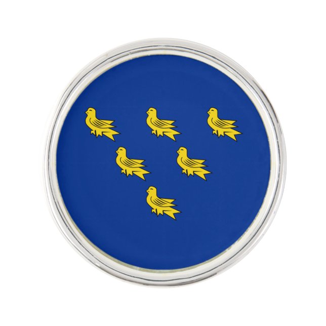 Flag of Sussex Lapel Pin (Front)