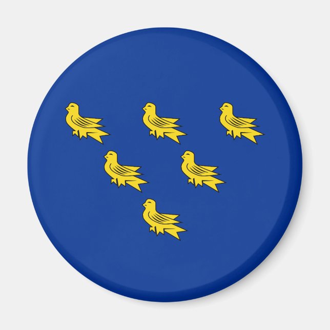 Flag of Sussex Magnet (Front)