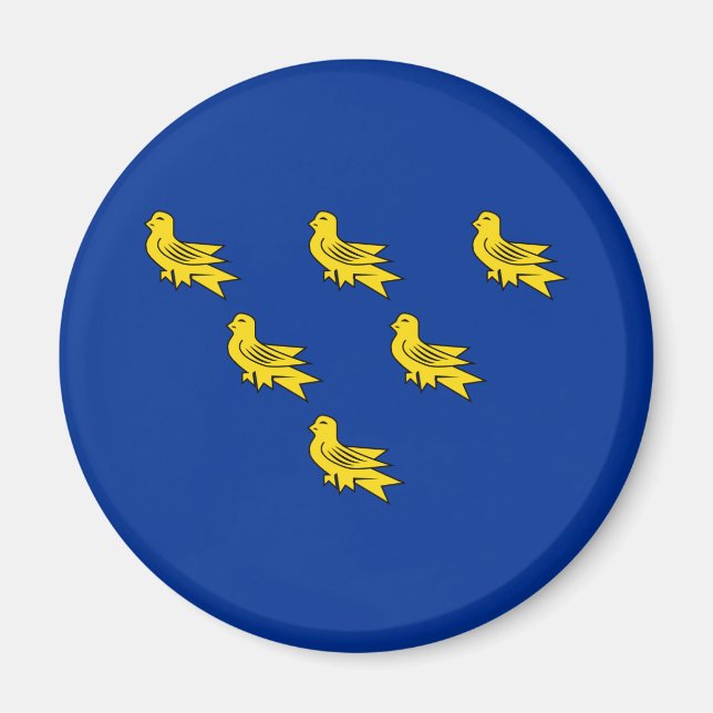 Flag of Sussex Magnet (Front)