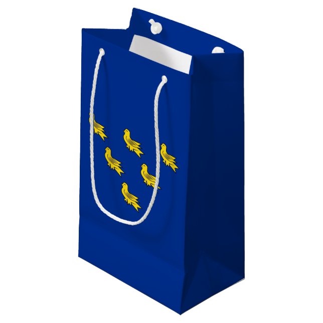 Flag of Sussex Small Gift Bag (Front Angled)