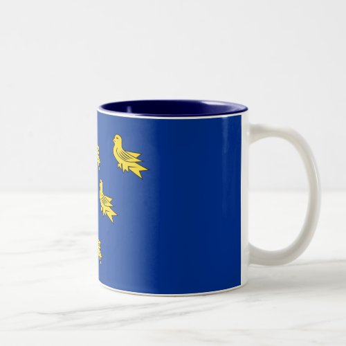 Flag of Sussex Two_Tone Coffee Mug