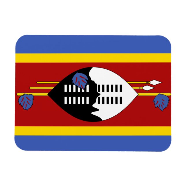 Flag of Swaziland Magnet (Horizontal)