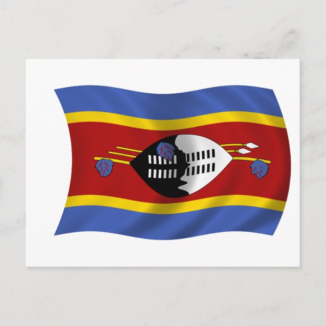 Flag of Swaziland Postcard (Front)