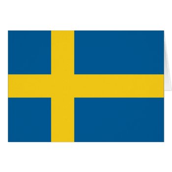 Flag Of Sweden by Alleycatshirts at Zazzle
