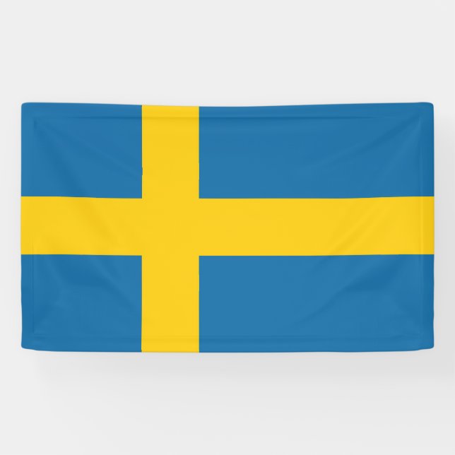 Flag of Sweden Banner (Horizontal)