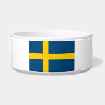 Flag of Sweden Bowl<br><div class="desc">National flag of Sweden. High quality Swedish flag on many great gifts, prints and electronic gifts. Just browse the related products from this collection and explore more great products with the flag of Sweden.</div>