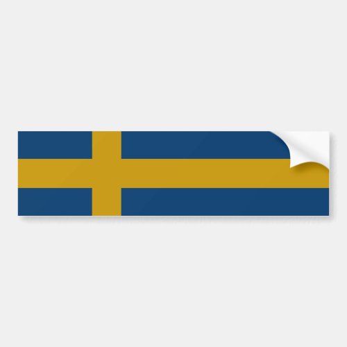Flag of Sweden Bumper Sticker