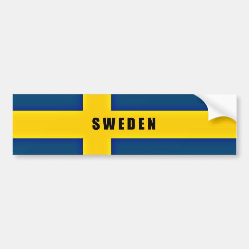 Flag of Sweden Bumper Sticker