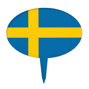 Flag of Sweden Cake Topper