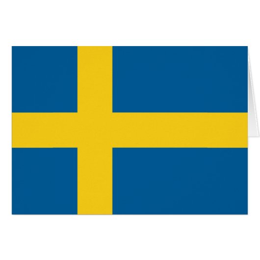 Flag of Sweden Cards (Front Horizontal)