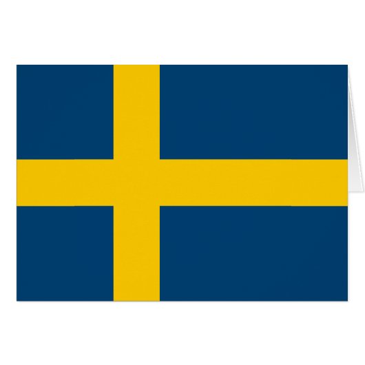 Flag of Sweden Cards (Front Horizontal)