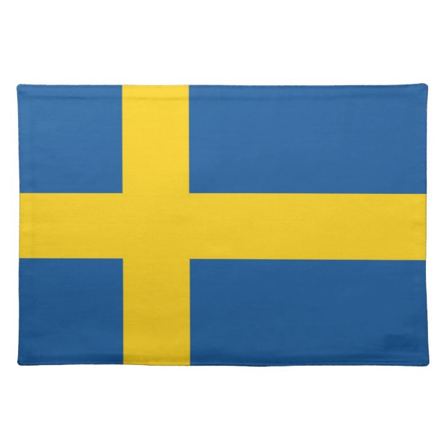 Flag of Sweden Cloth Placemat (Front)