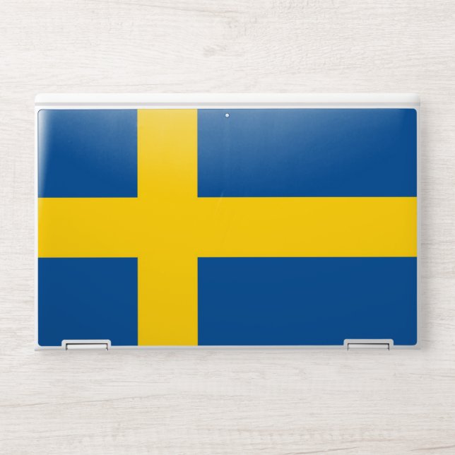 Flag of Sweden HP Laptop Skin (Front)