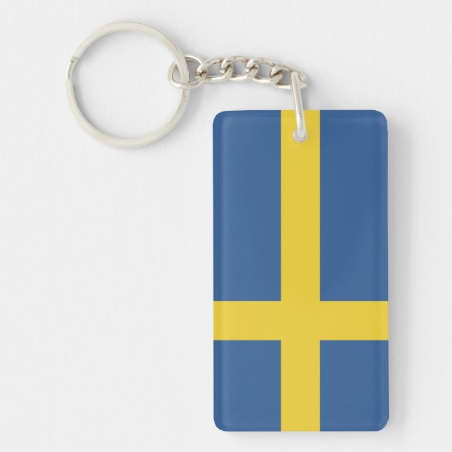 Flag of Sweden Keychain (Front)