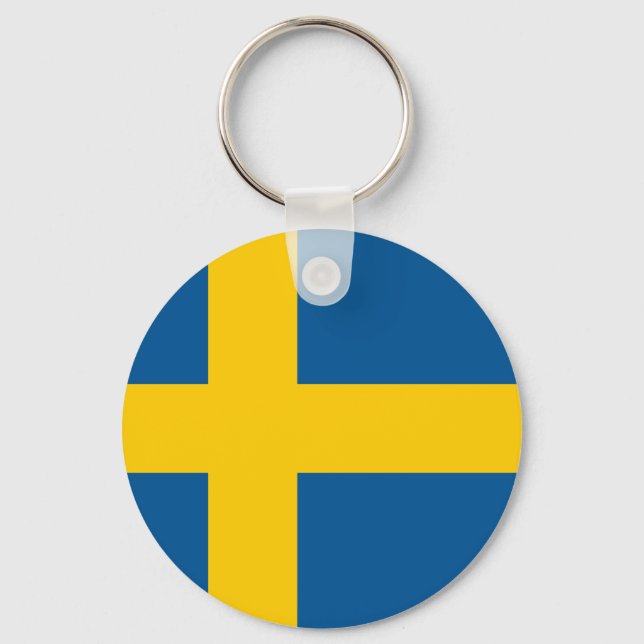 Flag of Sweden Keychain (Front)